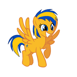 Size: 894x894 | Tagged: safe, artist:mlpfan3991, oc, oc only, oc:flare spark, pegasus, pony, g4, flarebetes, simple background, smiling, solo, transparent background