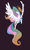 Size: 3937x6660 | Tagged: safe, artist:stellardoodles, princess celestia, alicorn, pony, g4, absurd resolution, eyes closed, female, flying, halo, mare, purple background, simple background, solo