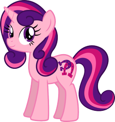 Size: 709x749 | Tagged: safe, artist:cyberglass, lucky swirl, pony, unicorn, g4, female, mare, simple background, solo, transparent background
