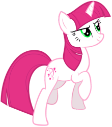 Size: 838x954 | Tagged: safe, artist:wallflowerblush, lovestruck, pony, unicorn, g4, female, looking at something, mare, raised hoof, raised leg, simple background, solo, transparent background, vector