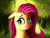 Size: 4000x3000 | Tagged: safe, artist:zedaval, fluttershy, pegasus, g4, cute, female, forest background, shyabetes, solo