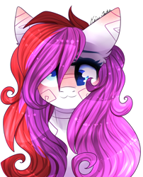 Size: 4200x5200 | Tagged: safe, artist:krissstudios, oc, oc only, oc:ayame, pony, absurd resolution, bust, derp, female, mare, portrait, simple background, solo, transparent background