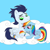 Size: 1400x1400 | Tagged: safe, artist:mrsdashskies, rainbow dash, soarin', oc, oc:rainbow blitz, pegasus, pony, g4, cloud, colt, female, foal, heartwarming, lying down, male, mare, offspring, on a cloud, parent:rainbow dash, parent:soarin', parents:soarindash, ship:soarindash, shipping, sleeping, stallion, straight