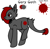 Size: 822x807 | Tagged: safe, artist:godofbots, artist:satuputra, oc, oc only, oc:gory goth, earth pony, undead, 2024, adoptable, adoptable open, base used, bedroom eyes, blood, color palette, dark gray coat, earth pony oc, feral, fluffy, gray coat, gray oc, hooves, ibispaint x, male, name, red and black oc, red mane, red tail, reference, reference sheet, side view, simple background, solo, standing, tail, tail fluff, text, white background