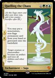 Size: 375x523 | Tagged: safe, edit, discord, draconequus, g4, the return of harmony, ccg, magic the gathering, petrification, statue, trading card, trading card edit, trading card game