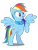 Size: 768x1024 | Tagged: safe, artist:bluemario11, artist:dashiesparkle, rainbow dash, pegasus, pony, g4, ben 10, female, omnitrix, simple background, solo, transparent background