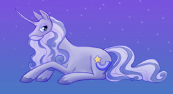 Size: 1524x832 | Tagged: safe, artist:acura, star swirl the bearded, pony, unicorn, g4, beard, facial hair, gradient background, male, moustache, solo, stallion