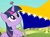 Size: 977x721 | Tagged: safe, edit, edited screencap, screencap, twilight sparkle, pony, unicorn, g4, my little pony: friendship is magic, the crystal empire, bosnia, female, flag, mare, meme, solo, unicorn twilight