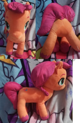 Size: 749x1154 | Tagged: safe, rainbow dash, rarity, sunny starscout, earth pony, pony, g4, g5, advertisement, butt, commission, featureless crotch, female, irl, mare, photo, plot, plushie, rear view, solo, unshorn fetlocks, your character here