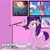 Size: 2560x2560 | Tagged: safe, artist:ramixe dash, hitch trailblazer, izzy moonbow, pipp petals, sunny starscout, zipp storm, earth pony, pegasus, pony, unicorn, series:make your tale, g4, g5, my little pony: a new generation, album cover, black hole, female, g5 to g4, generation leap, harness pathfinder, isaac crestie, logo, male, mane five, mare, pip corolla, rule 63, smiling, stallion, sun starchaser, zip cyclone