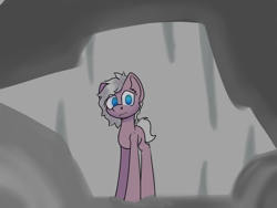 Size: 4000x3000 | Tagged: safe, artist:cotarsis, oc, oc only, earth pony, pony, cave, ear fluff, looking at you, sketch, solo