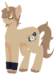 Size: 1038x1417 | Tagged: safe, artist:clandestine, pony, unicorn, glasses, mikey way, my chemical romance, ponified, simple background, solo, sweatband, transparent background