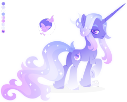Size: 1920x1536 | Tagged: safe, artist:kabuvee, oc, oc only, oc:moon moth, pony, unicorn, butt, closed mouth, colored hooves, ethereal mane, ethereal tail, female, frown, gradient legs, gradient mane, gradient tail, hair bun, horn, leg fluff, lidded eyes, long horn, long tail, looking at you, looking back, looking back at you, magenta eyes, mare, plot, raised hoof, reference sheet, simple background, solo, sparkly mane, sparkly tail, standing, tail, transparent background, unicorn oc
