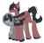 Size: 1444x1396 | Tagged: safe, artist:clandestine, pegasus, pony, unicorn, clothes, emo, eyeliner, fall out boy, hoodie, makeup, messy tail, pete wentz, ponified, scar, self harm, self harm scars, shirt, simple background, skrillex, t-shirt, tail, transparent background, wings