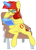Size: 687x960 | Tagged: safe, artist:aaronmk, oc, oc only, oc:lefty pony, pony, unicorn, 2024 community collab, derpibooru community collaboration, book, chair, freckles, glasses, horn, magic, reading, simple background, sitting, solo, telekinesis, transparent background, vector