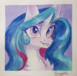 Size: 3072x3050 | Tagged: safe, artist:jsunlight, princess celestia, alicorn, pony, g4, high res, solo, traditional art