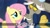 Size: 1280x720 | Tagged: safe, edit, edited screencap, screencap, discord, fluttershy, g4, my little pony: friendship is magic, twilight's kingdom, blackletter, duo, duo male and female, female, male, snaggletooth, text edit, thumbnail, youtube link, youtube thumbnail