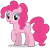 Size: 1263x1209 | Tagged: safe, artist:zslnews, pinkie pie, earth pony, pony, g4, female, mare, raised hoof, simple background, solo, transparent background, vector