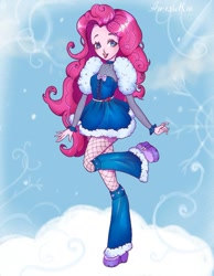 Size: 875x1125 | Tagged: safe, artist:pinkittymeow, pinkie pie, human, equestria girls, g4, clothes, female, solo