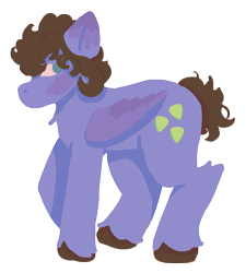 Size: 1090x1212 | Tagged: safe, artist:clandestine, pegasus, pony, curly hair, fall out boy, joe trohman, male, ponified, simple background, stallion, transparent background, wings