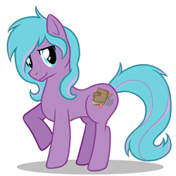 Size: 2000x2000 | Tagged: safe, artist:csolrac, oc, oc only, oc:pompadour nautice, earth pony, simple background, solo, transparent background