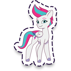 Size: 1024x1024 | Tagged: safe, gameloft, zipp storm, pegasus, pony, g5, my little pony: mane merge, simple background, solo, transparent background