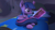 Size: 3840x2160 | Tagged: safe, artist:~stuffguy123, twilight sparkle, alicorn, pony, g4, 3d, bed, bedroom, book, golden oaks library, lying down, moonlight, night, on side, reading, solo, source filmmaker, twilight sparkle (alicorn)