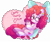 Size: 3271x2735 | Tagged: safe, artist:darkjillmlp123, oc, oc only, oc:charleen hearts, pony, unicorn, bow, female, glasses, hair bow, mare, simple background, solo, tail, tail bow, transparent background