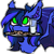 Size: 768x768 | Tagged: safe, artist:fluffyghost, oc, oc only, oc:guard cobalt flash, bat pony, bat pony oc, bust, chest fluff, cookie, cute, food, freckles, milk, offering, simple background, solo, transparent background