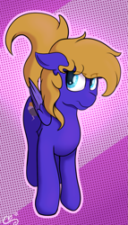 Size: 769x1349 | Tagged: safe, artist:cloudybirb, oc, oc only, oc:cloud quake, pegasus, pony, colored wings, female, folded wings, mare, solo, two toned wings, wings