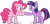 Size: 2247x1083 | Tagged: safe, artist:zslnews, pinkie pie, twilight sparkle, alicorn, earth pony, pony, g4, duo, duo female, female, friends, hoofbump, mare, simple background, smiling, transparent background, twilight sparkle (alicorn), vector