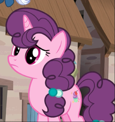 Size: 1139x1205 | Tagged: safe, screencap, sugar belle, unicorn, g4, my little pony: friendship is magic, the cutie re-mark, cropped, our town, solo