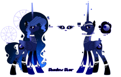 Size: 6000x3849 | Tagged: safe, artist:lighteespark, artist:moonlightshineyt123, oc, oc only, alicorn, pony, g4, base used, black sclera, colored wings, concave belly, female, folded wings, gradient wings, long legs, mare, offspring, parent:king sombra, parent:princess luna, parents:lumbra, reference sheet, simple background, slender, solo, tall, thin, transparent background, wings