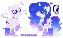 Size: 4448x2736 | Tagged: safe, artist:lighteespark, artist:moonlightshineyt123, oc, oc only, oc:cassiopeia, pony, unicorn, g4, base used, female, mare, reference sheet, simple background, solo, transparent background