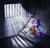 Size: 2236x2164 | Tagged: safe, artist:zedaval, pipp petals, pegasus, pony, g5, bound wings, chained, chains, clothes, commissioner:rainbowdash69, crying, cuffed, cuffs, female, high res, jail, jail cell, jumpsuit, mare, never doubt rainbowdash69's involvement, pillow, prison, prison cell, prison jumpsuit, prison outfit, prisoner, prisoner pipp, shackles, solo, wings