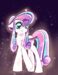 Size: 1497x1941 | Tagged: safe, artist:amethynaafton, princess flurry heart, alicorn, pony, g4, female, long bangs, long legs, looking at you, mare, older, older flurry heart, solo