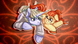 Size: 4000x2250 | Tagged: safe, artist:vepital', oc, earth pony, unicorn