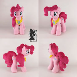 Size: 1000x1000 | Tagged: safe, artist:larsen toys, pinkie pie, earth pony, pony, g4, advertisement, female, irl, jewelry, mare, multiple views, necklace, photo, plushie, sale, solo, toy