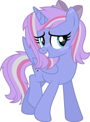 Size: 2298x3131 | Tagged: safe, artist:starcollider, oc, oc:starcollider, alicorn, pony, 2024 community collab, derpibooru community collaboration, g4, .svg available, base used, blush lines, blushing, bow, female, hair bow, high res, mare, simple background, solo, svg, transparent background, vector