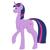 Size: 1000x1000 | Tagged: safe, artist:saint boniface, twilight sparkle, pony, unicorn, g4, female, mare, simple background, solo, unicorn twilight, white background