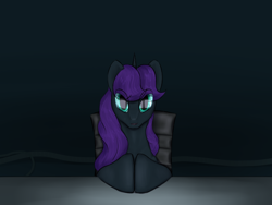 Size: 800x600 | Tagged: safe, artist:sevireth, oc, oc only, oc:nyx, alicorn, pony, tumblr:nyx contacts, g4, alicorn oc, chair, desk, female oc, horn, mare oc, offscreen character, older, older nyx, pov, solo, tumblr, vlog, webcam, wings