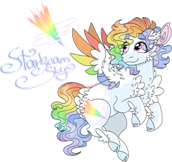 Size: 1920x1812 | Tagged: safe, artist:mrufka69, oc, oc only, oc:starbeam sky, pegasus, pony, cloven hooves, colored wings, female, mare, multicolored wings, simple background, solo, transparent background, wings