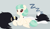 Size: 500x291 | Tagged: safe, artist:asknursenimble, oc, oc only, oc:nurse nimble, oc:thegamercolt, pegasus, pony, champagne glass, female, lying down, male, mare, prone, sleeping, stallion, tumblr:ask nurse nimble