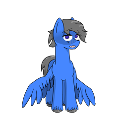 Size: 1200x1200 | Tagged: safe, artist:harleneap, oc, oc only, oc:harlen, pegasus, pony, 2024 community collab, derpibooru community collaboration, pegasus oc, simple background, solo, transparent background, wings