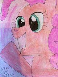 Size: 4032x3024 | Tagged: safe, artist:thattailsguy, pinkie pie, earth pony, pony, g4, female, solo, traditional art