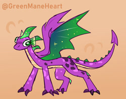 Size: 1600x1259 | Tagged: safe, artist:greenmaneheart, spike, dragon, g5, male, solo, spike (g5)