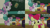 Size: 2000x1125 | Tagged: safe, edit, edited screencap, editor:quoterific, screencap, apple bloom, scootaloo, sweetie belle, earth pony, pegasus, pony, unicorn, g4, marks for effort, banana peel, bubblegum, chalkboard, cutie mark crusaders, eraser, food, glowing, glowing horn, gum, horn, magic, magic aura, ponyville schoolhouse, telekinesis, trash can