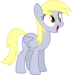 Size: 828x867 | Tagged: safe, artist:starshinecelestalis, derpy hooves, pegasus, pony, g4, rainbow falls, cute, derp, derpabetes, female, folded wings, mare, open mouth, simple background, solo, transparent background, vector, wings