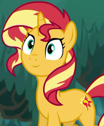 Size: 831x1003 | Tagged: safe, edit, edited screencap, editor:twilyisbestpone, screencap, sunset shimmer, pony, unicorn, equestria girls, equestria girls specials, g4, my little pony equestria girls: better together, my little pony equestria girls: spring breakdown, cropped, cute, female, inverted mouth, mare, shimmerbetes, smiling, solo