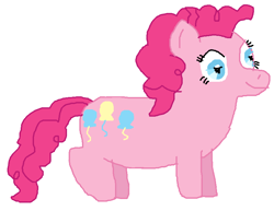 Size: 798x617 | Tagged: safe, artist:rudyfox2010ishere, pinkie pie, earth pony, pony, g4, female, simple background, solo, white background